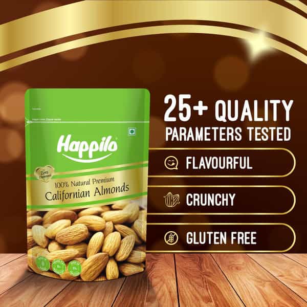 Happilo Premium Natural Californian Almonds 200G