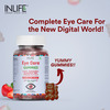 Inlife Eye Care Supplement Kids Adults With Omega 3 To Support Eye Health-30 Strawberry Mix Flavour