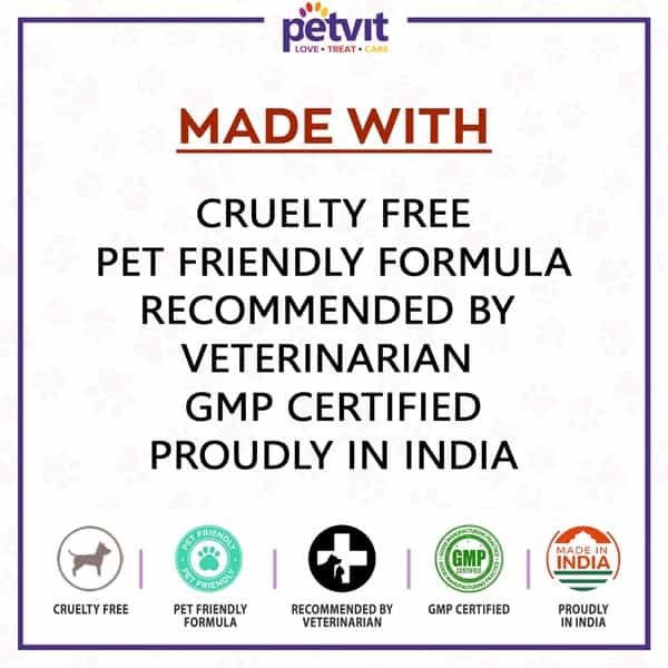 Petvit Anti-Itch Oil Spray Itching And Redness Paraben Free-Ph-Balance For All Breed Dog & Cat-100Ml
