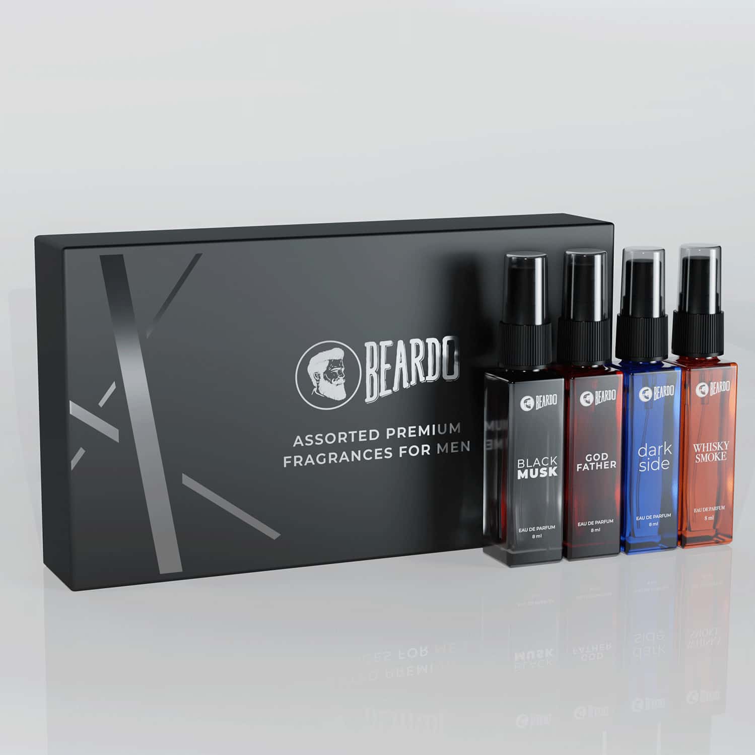 Buy BEARDO ASSORTED PREMIUM PERFUME GIFT SET FOR MEN 4X8ML WITH LONG