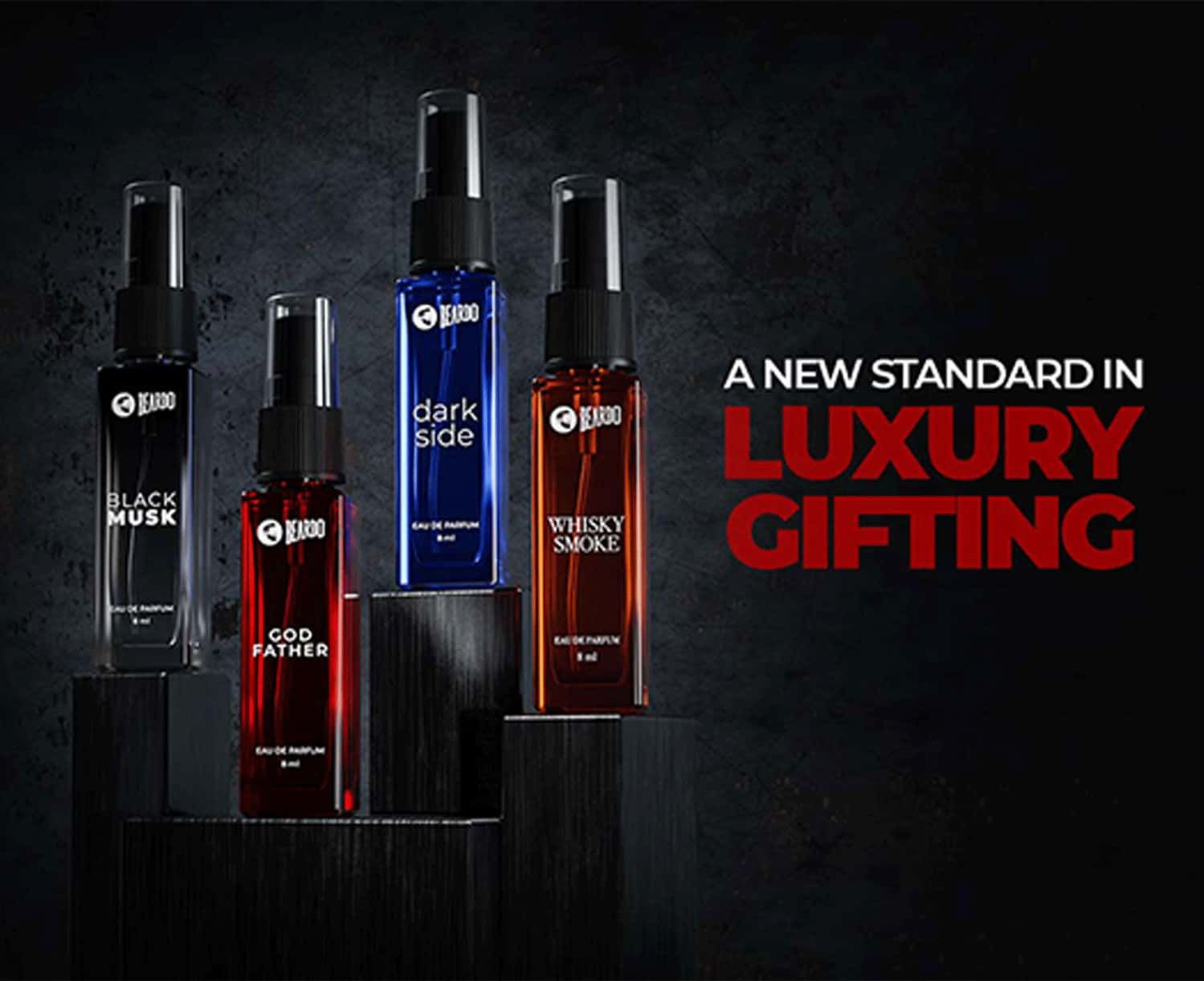 Buy BEARDO ASSORTED PREMIUM PERFUME GIFT SET FOR MEN 4X8ML WITH LONG