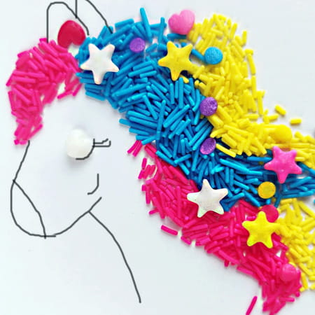 Serapheena Sugar Sprinkles For Cakes & Cupcakes Decoration 100 Gram (Unicorn Mermaid)