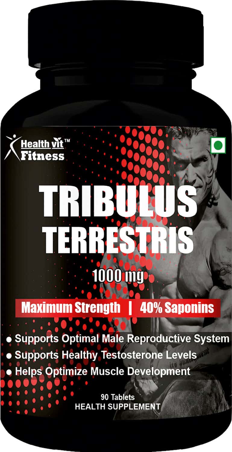 Healthvit Fitness Tribulus Terrestris 1000mg Maximum Strength 40% Saponins - 90 Tablets