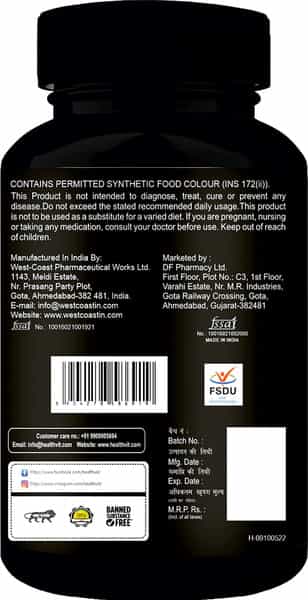 Healthvit Fitness Tribulus Terrestris 1000Mg Maximum Strength 40% Saponins - 90 Tablets