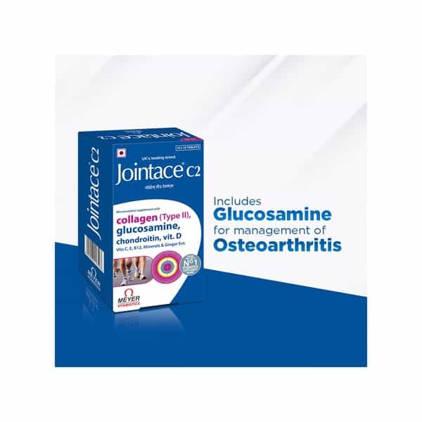Jointace C2 - Vitamin Supplement (Includes Glucosamine Chondroitin And Vitamin D) - 30 Tablets