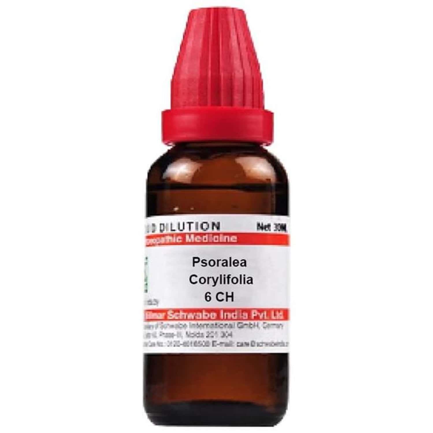 Dr. Willmar Schwabe India Psoralea Corylifolia Dilution 6 Ch 30 Ml