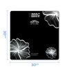 Hoffen (India) Electronic Digital Personal Bathroom Weight Machine | Upto 180Kg - Black