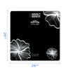 Hoffen (India) Electronic Digital Personal Bathroom Weight Machine | Upto 180Kg - Black