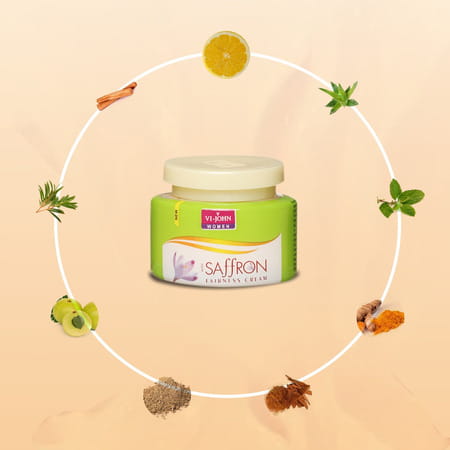 Vi-John Women Saffron Cream Classic Fairness 50g