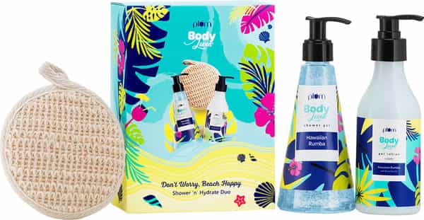 Plum Bodylovin' Don't Worry Beach Happy Shower N' Hydrate Duo -
