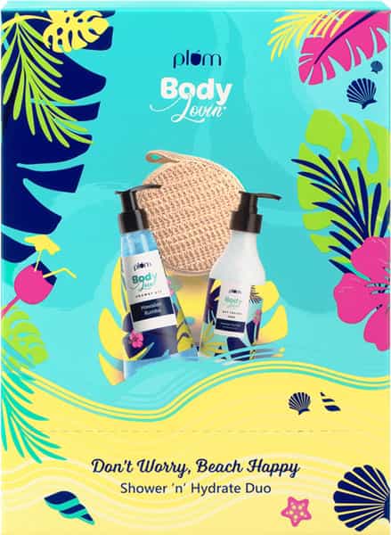 Plum Bodylovin' Don't Worry Beach Happy Shower N' Hydrate Duo -