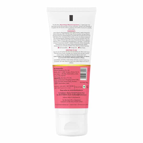 The Skin Story Moisturizing Face Cream 24Hrs Hydration | Non-Oily | Wheat Protein | Shea Butter 50G