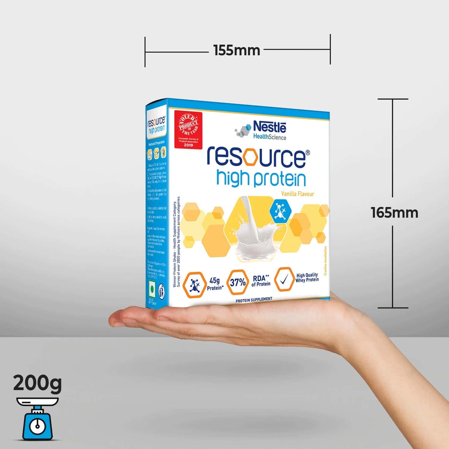 Buy NESTLE RESOURCE HIGH PROTEIN 200G BAGINBOX PACK (VANILLA FLAVOR) Online & Get Upto 60