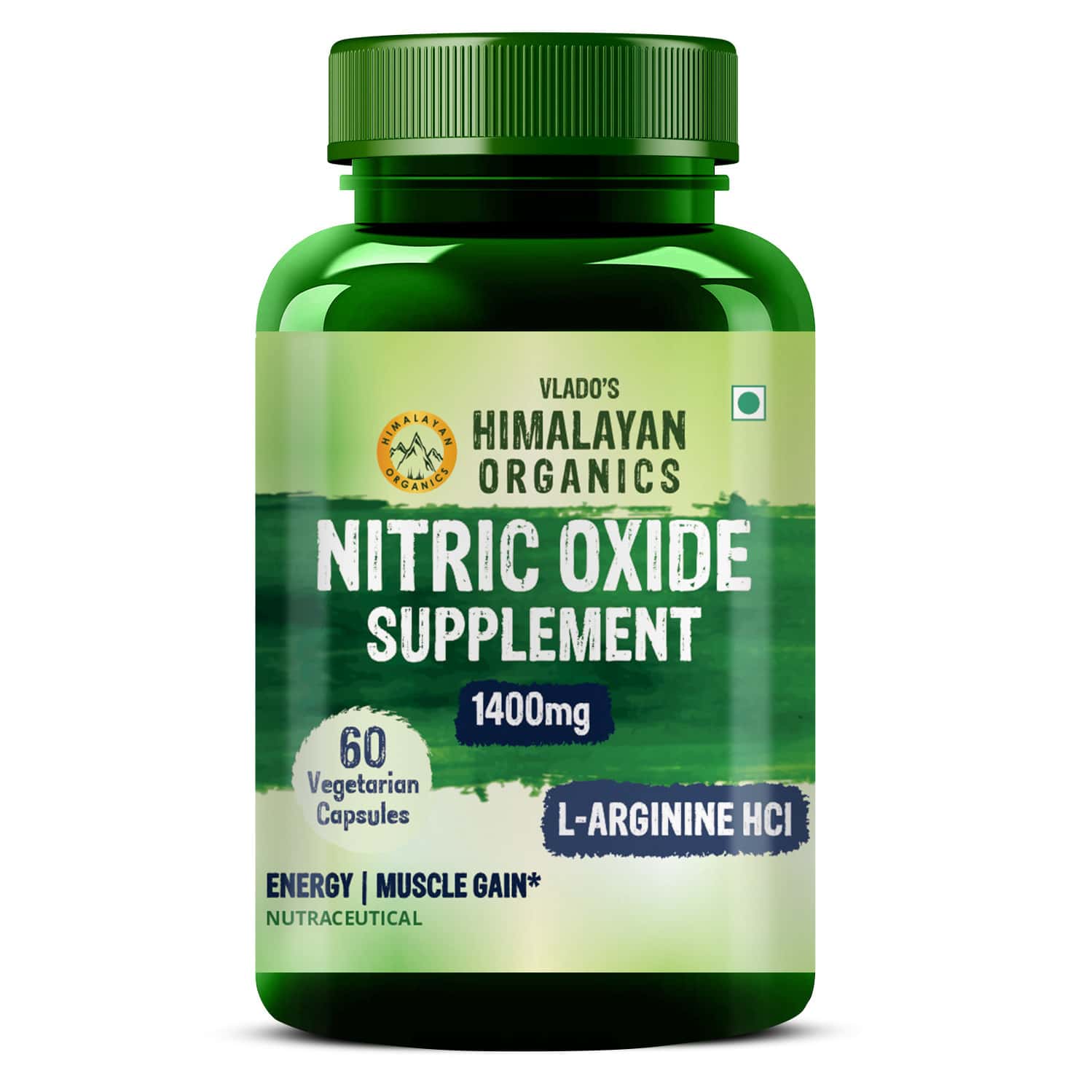 Vlado's Himalayan Organics Nitric Oxide Supplement | 60 Veg Capsules