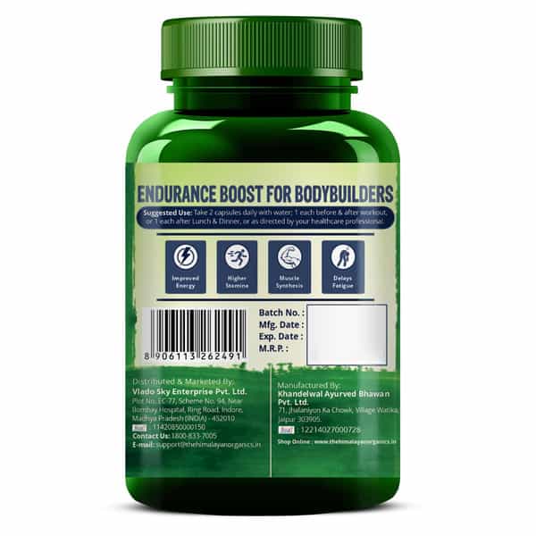 Vlado's Himalayan Organics Nitric Oxide Supplement | 60 Veg Capsules