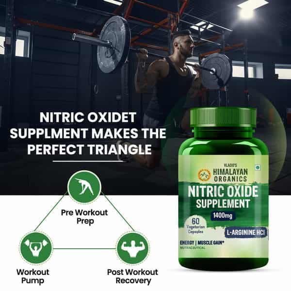 Vlado's Himalayan Organics Nitric Oxide Supplement | 60 Veg Capsules
