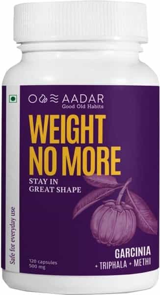 Aadar Weight No More Fat Burner Capsules Bottle Of 120 'S
