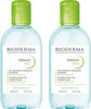 Bioderma Sebium H2o Micellar Cleanser And Makeup Remover Combination To Oily Skin 250 Ml Pack Of 2