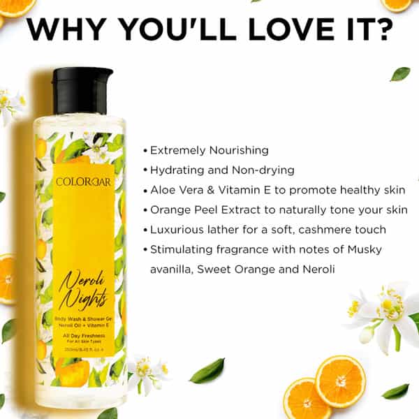 Colorbar Body Wash & Shower Gel - Neroli Nights - 250 Ml