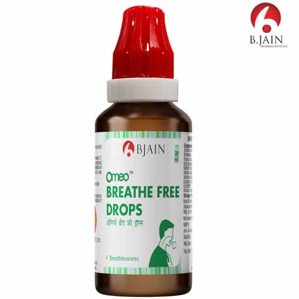 Bjain Omeo Breathe Free Drops For Breathlessness - 30Ml
