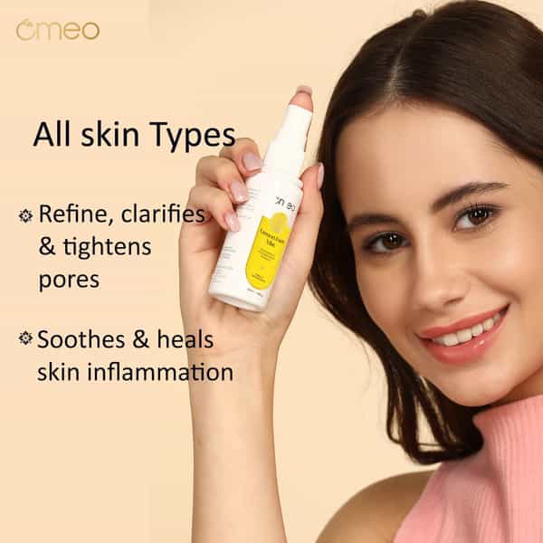 Omeo Lemon Alcohol - Free Face Mist Toner - 50Ml