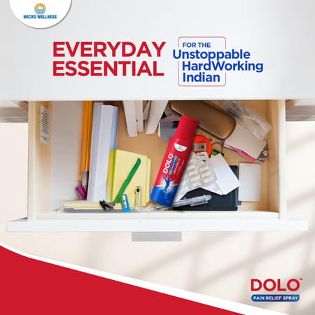 Dolo Pain Relief Spray Muscle And Joint Pain Reliever 55ml Pack Of 2