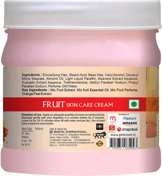 Pink Root Mix Fruit Cream 500Ml