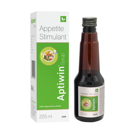 Aptiwin Syrup 225 Ml | For Boosting Healthy Appetite | Promotes Weight Gain (Pack Of 3)