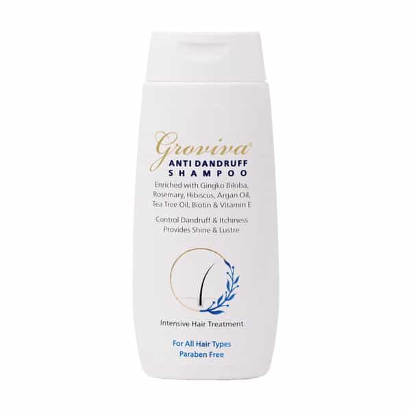 Groviva Anti-Dandruff Shampoo 100 Ml | Reduces Dandruff | Dry Frizzy Hair (Pack Of 2)
