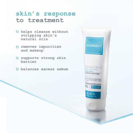 Dermacy Ceramide - 3 Gentle Cleansing Face Wash| Barrier - Face Wash For Sensitive Skin|100ml