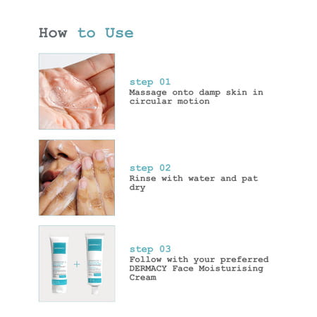 Dermacy Ceramide - 3 Gentle Cleansing Face Wash| Barrier - Face Wash For Sensitive Skin|100ml