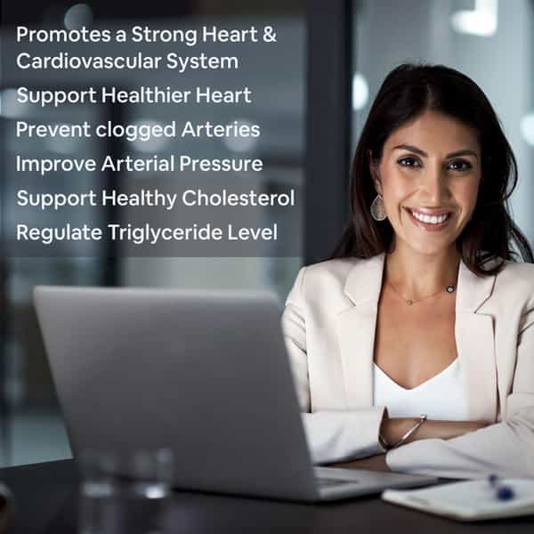 Sheneed Womens Heart Health Supplement - Balances Cholesterol Levels - 60 Capsules