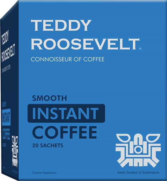 Teddy Roosevelt Smooth Instant Coffee 50G