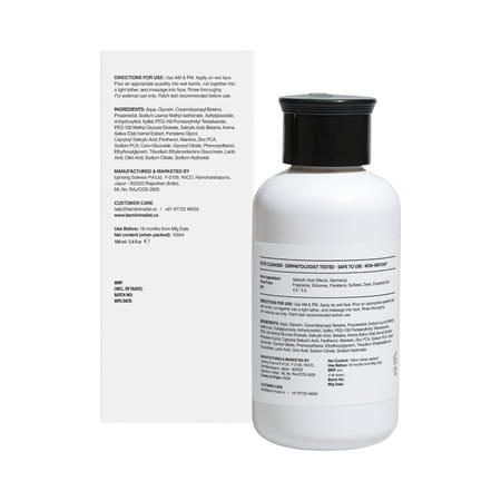 Minimalist 2% Salicylic Acid Face Wash For Acne Prone Skin Face Cleanser With Lha & Zinc- 100ml