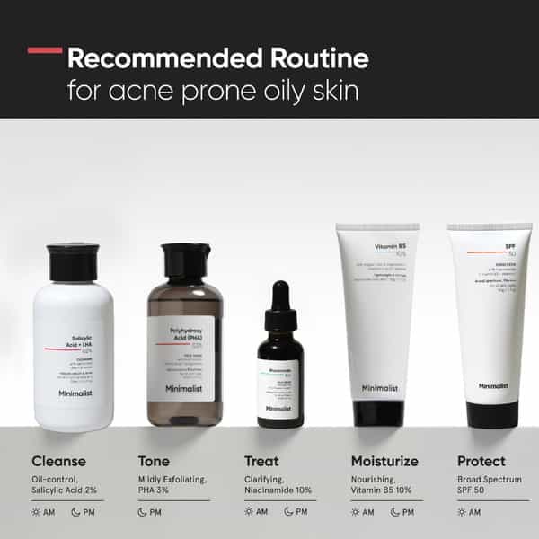 Minimalist 2% Salicylic Acid Face Wash For Acne Prone Skin Face Cleanser With Lha & Zinc- 100Ml