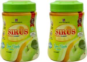 Sirus Vitamin D3-60 Gummies | Unisex | Green Apple Flavor (pack Of 2)