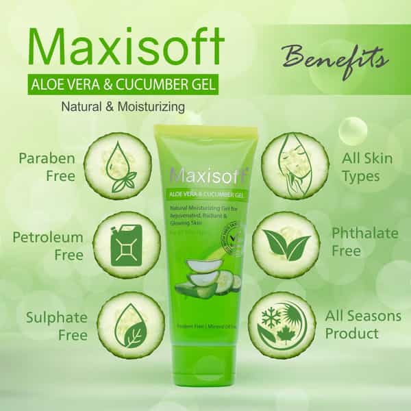 Maxisoft Winter Care Kit (Brightening Face Wash 100 Ml + Aloe Vera & Cucumber Gel 120 Gm)