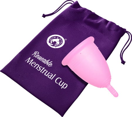 Mom & World Reusable Menstrual Cup For Women 100% Medical Grade Silicone - (Medium)