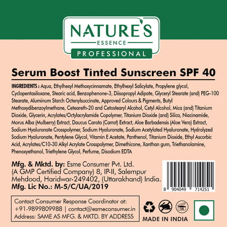 Nature'S Essence Serum Boost Tinted Sunscreen Spf40 80g