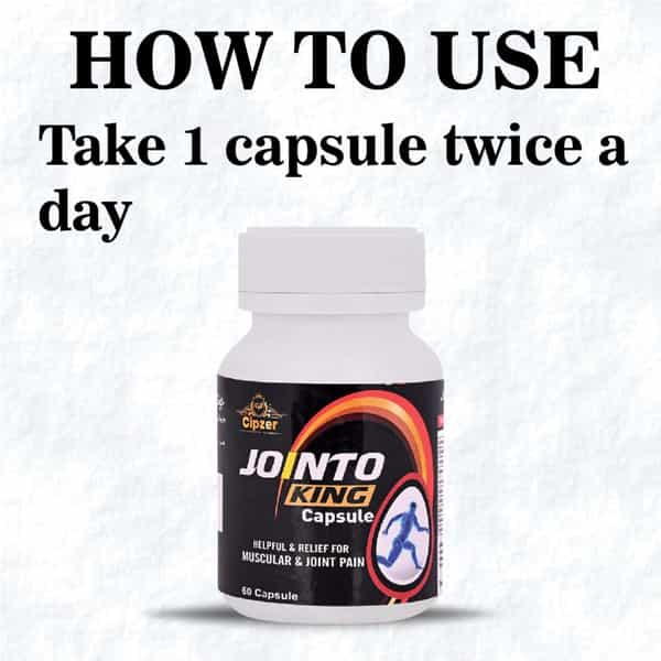 Cipzer Jointo King Capsule|Used For All Kind Of Joint Pains(Pack Of 1)-60 Capsules