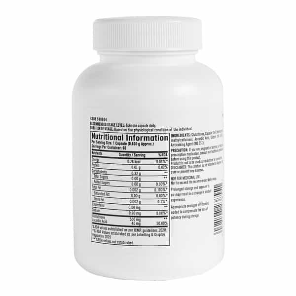 Gnc Glutathione Caps 1X60