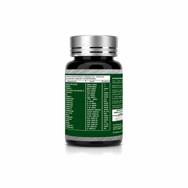 Zeniqua Bold+ Gold | Advance Multivitamin For Men | 30 Tablet