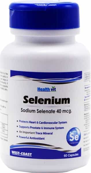 Healthvit Selenium 40 Mcg For Immune System Support- 60 Capsules