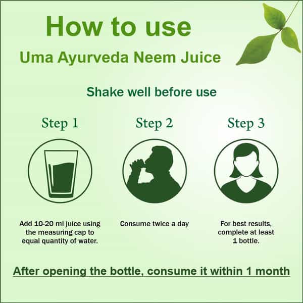 Uma Ayurveda Neem Ayurvedic Shake 1L