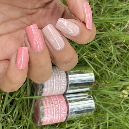 Debelle Gel Nail Polish Gift Set Of 2 Apricot Dew | Peony Blopssom-16 Ml (8ml Each) .