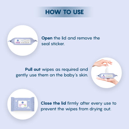 The Moms Co. Natural Baby Water Wipes Pack Of 3