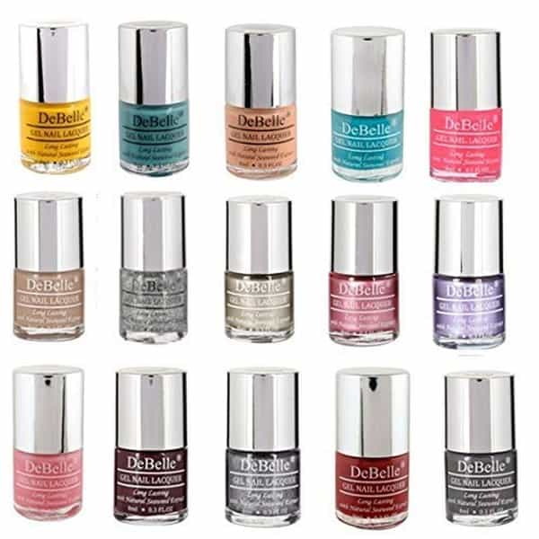 Debelle Glossy Gel Nail Lacquer Combo Pack Of 15-120 Ml (8 Ml Each)