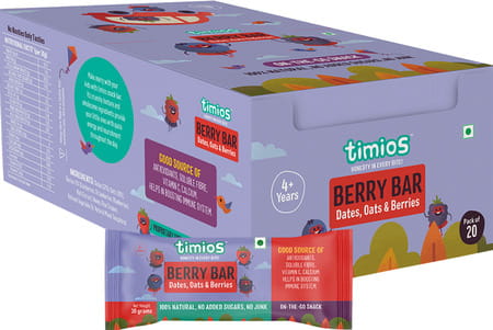 Timios Berry Bar Pack Of 20-600g