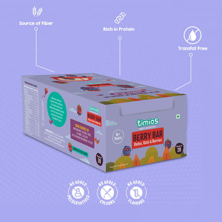 Timios Berry Bar Pack Of 20-600g