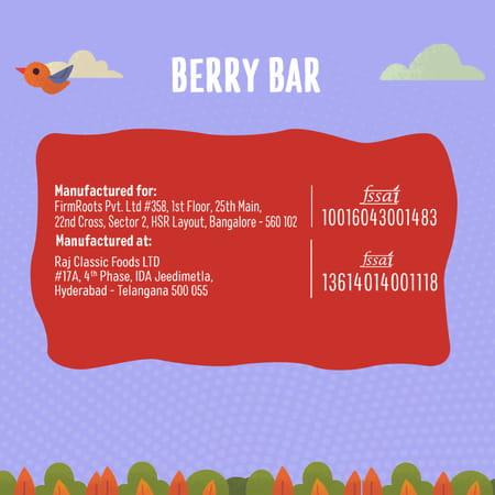 Timios Berry Bar Pack Of 20-600g